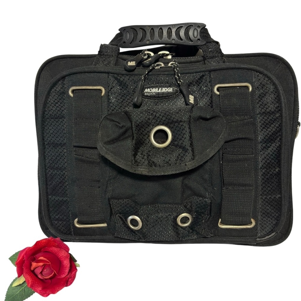 Mobile Edge Nylon ScanFastCollection Checkpoint Laptop Briefcase black 11X14
